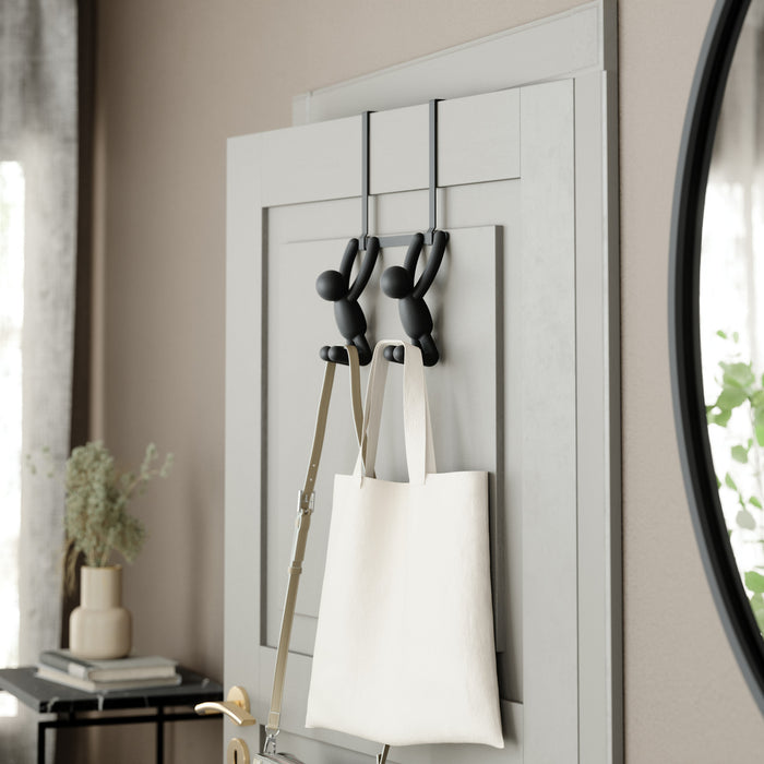 Crochets doubles pour porte Buddy de Umbra - noirs