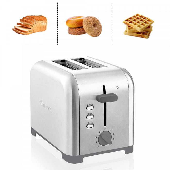Grille-pain Kenmore à 2 tranches, acier inoxydable - KKTS2SS
