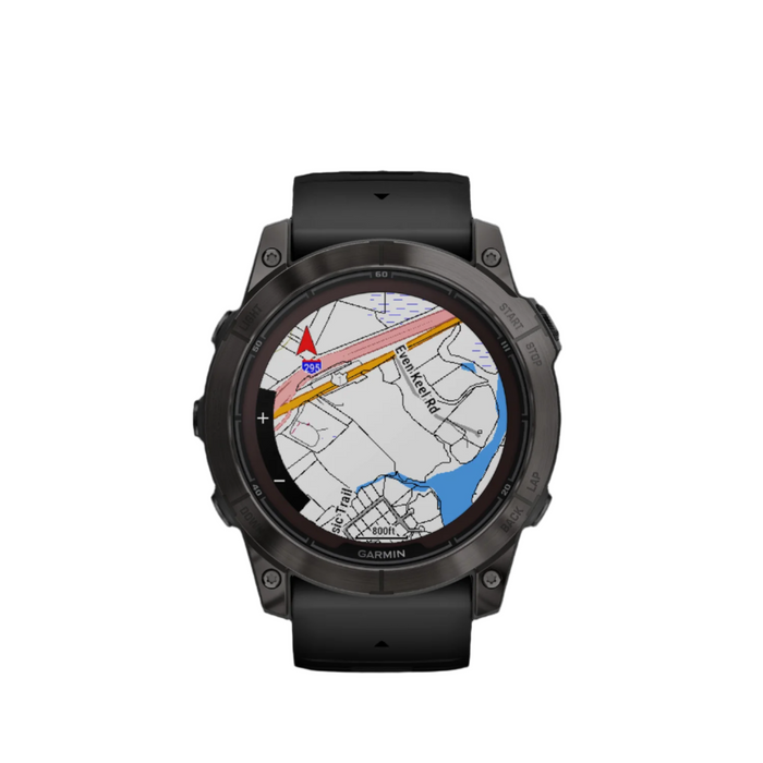 Garmin Fenix® 7x Pro Gps Smartwatch - Surveillance De La Sante Avec Chargement Solaire, 51 Mm - Gris Carbone