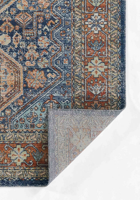 Tapis Traditionnel Alicia 9'3\" x 11'10\" en Bleu