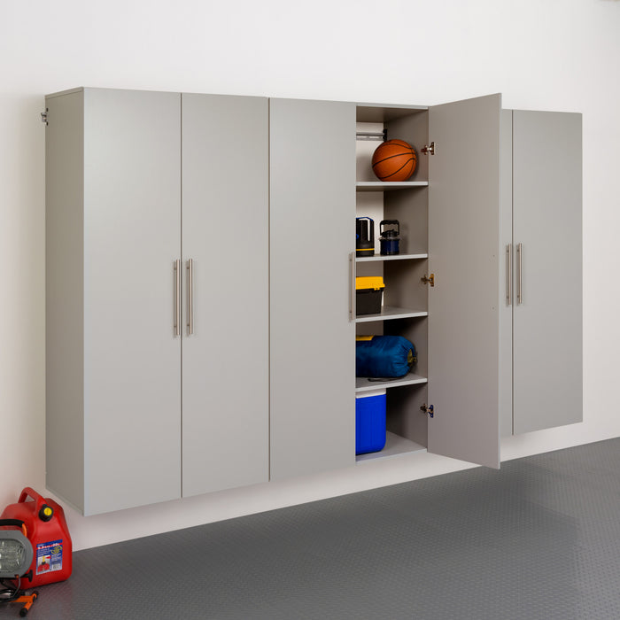 Hangups Armoire De Rangement De Garage 108 Pouces, Ensemble E De 3 Pieces – Gris Clair