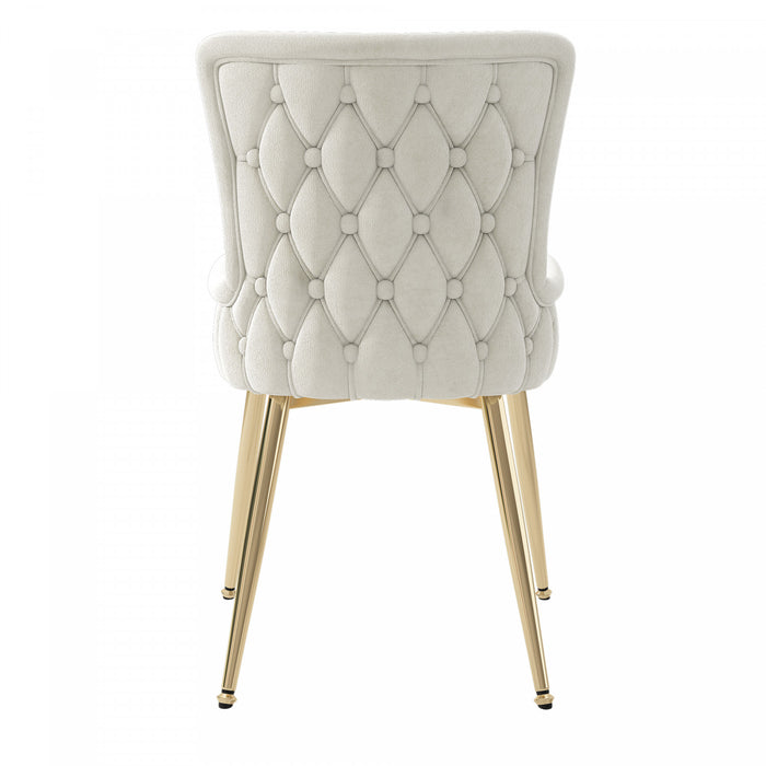 Ensemble de salle a manger moderne Sophia 7 pieces avec table et chaises, beige