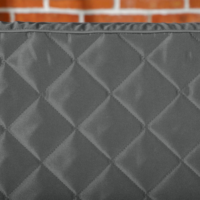 Outsunny Lit Balancoire De Porche Pour 3 Personnes Avec Auvent Reglable