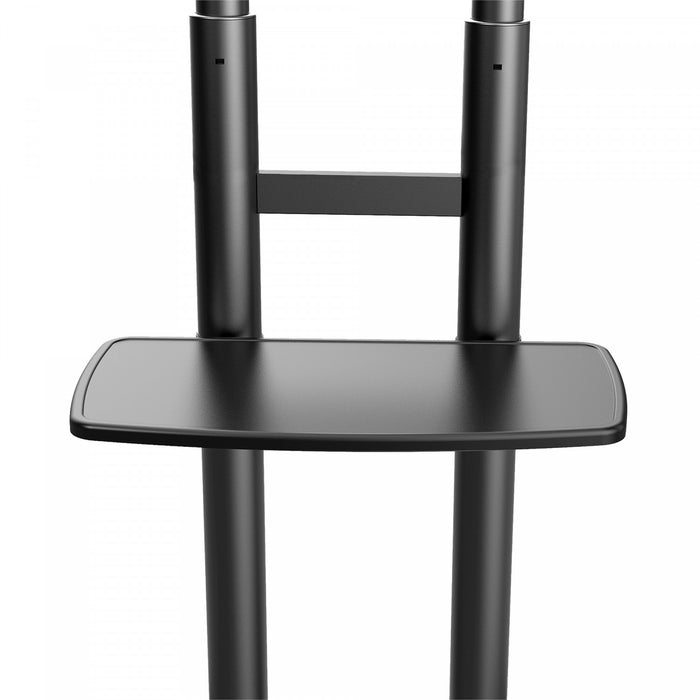Support TV a roulettes reglable en hauteur Kanto MTM86PL pour televiseurs et ecrans interactifs de 55\" a 86\", noir
