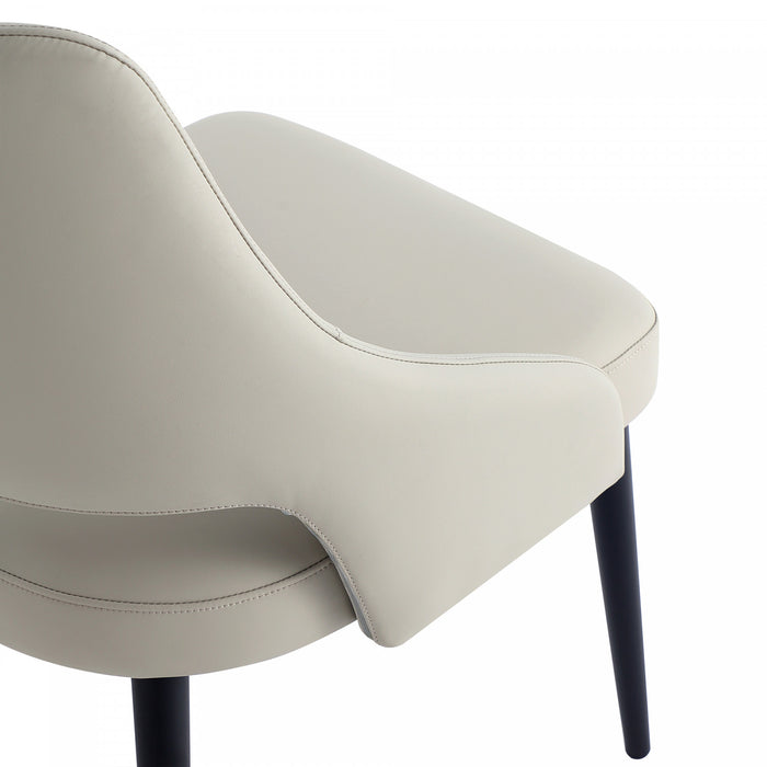 Ensemble de 6 chaises de salle a manger Tremont Modern en gris pierre