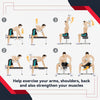 Soozier Total 20lbs(10lbs Each) Rubber Dumbbell Weight Set