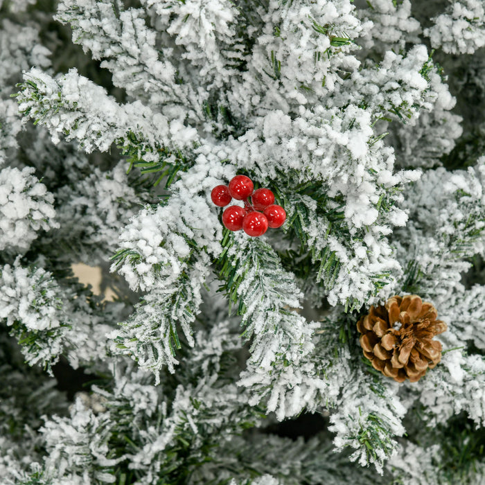 Homcom Arbre De Noel Artificiel De Neige De 9 Pieds