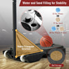 Costway Kids Basketball Hoop Portable Backboard System With Adjustable Height Ball Storage
