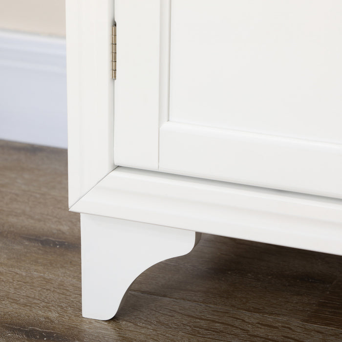 HOMCOM Armoire de rangement de cuisine 67\" avec portes et etageres