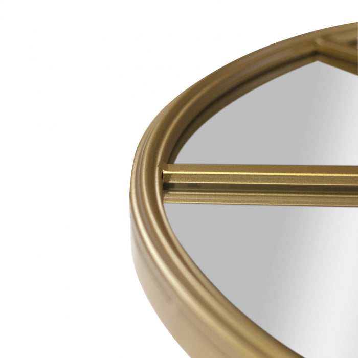 Miroir Secci de 28 po doré