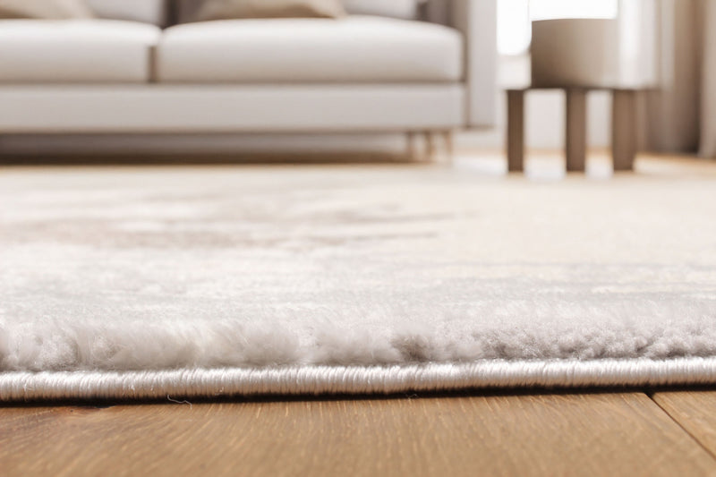 Tapis Contemporain/Moderne Bloom 5'0\" x 8'0\" en Brun clair