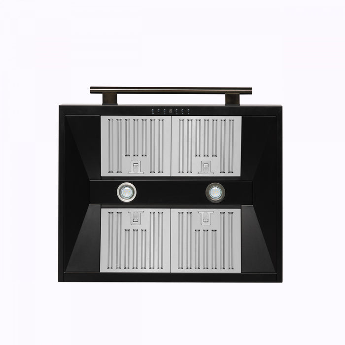 Hotte de cuisiniere murale Aria de 30 po, noir- FRHWM5095-30BLK
