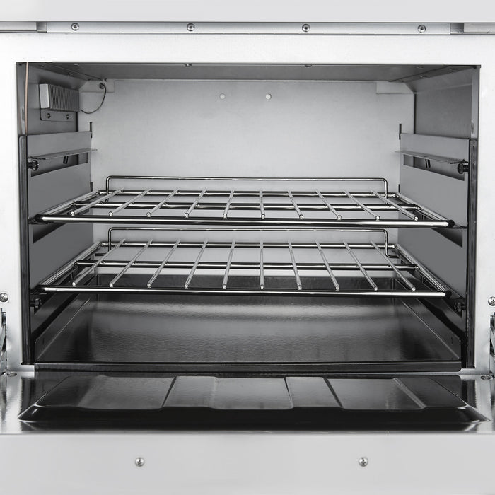 Cuisiniere a gaz Commerciale en acier inoxydable de 24 po, 4 bruleurs, 120 000 BTU – FCMGR0093-24