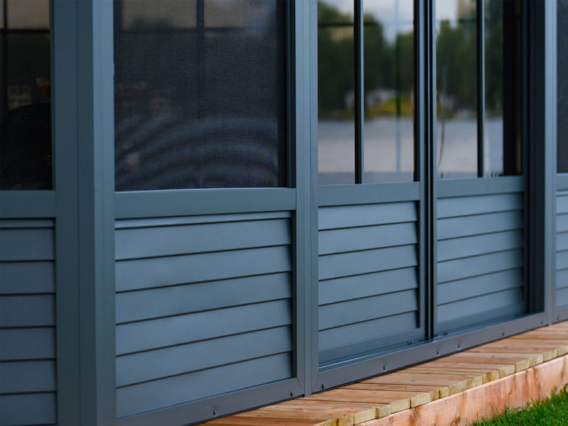 Gazebo Penguin Florence - Solarium 12x18 Toit d'acier
