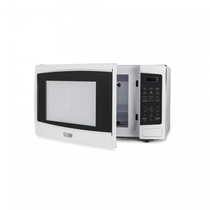 Four a micro-ondes de comptoir Commercial Chef serie CHM, 1,1 pi³, CHM11MW, blanc