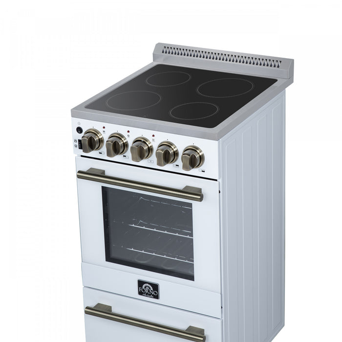 Cuisiniere electrique Pallermo de 20 po, blanche, capacite totale de 2,05 pi³ - FFSEL6051-20WHT