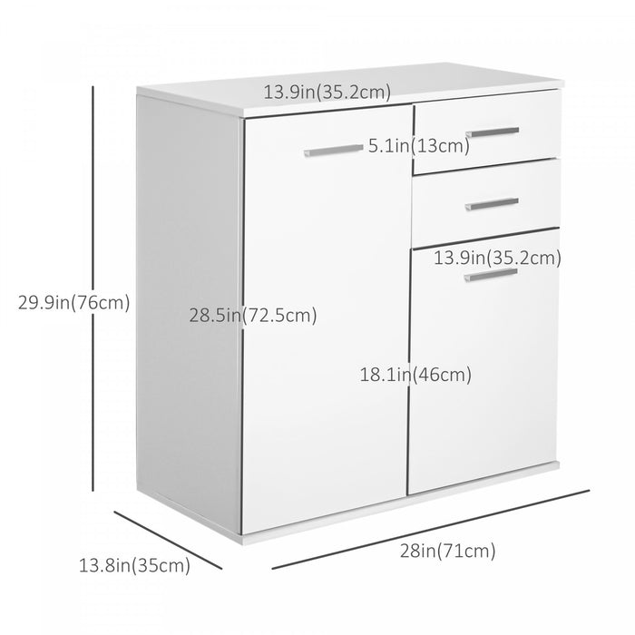 Console Buffet d'Entree avec Rangement, Organisateur
