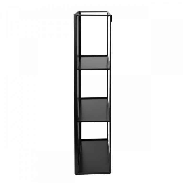 Meuble de rangement mural Cubiko de Umbra avec miroir - noir