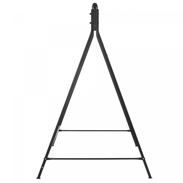 Outsunny Support De Balancoire, Capacite De Poids De 528 Lb, Noir