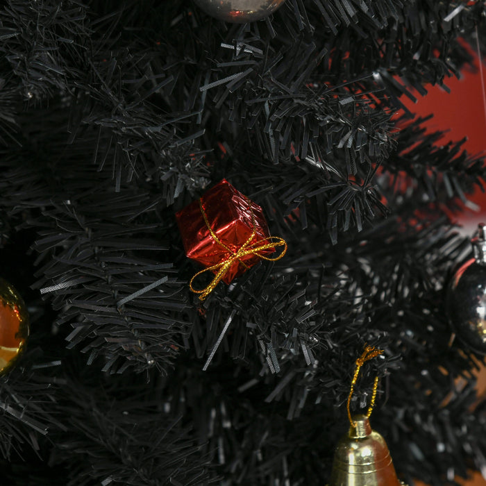 Homcom Arbre De Noel, Arbre De Noel Fin Avec Branches Realistes