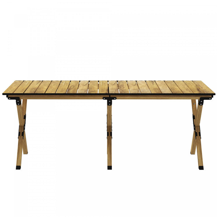 Outsunny Table De Camping Pliante, Table De Pique-nique En Aluminium 4 Pi