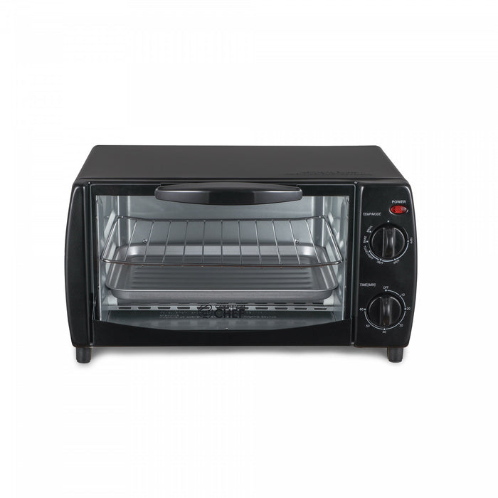 Four grille-pain 4 tranches 10 L CHTO40B, noir, 1 000 W, CHTO40B, noir, CHTO40B, serie CHB Commercial Chef