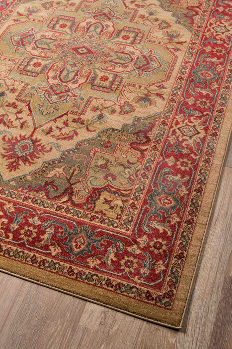 Tapis Traditionnel Lux 9'3\" x 12'6\" en Ivoire