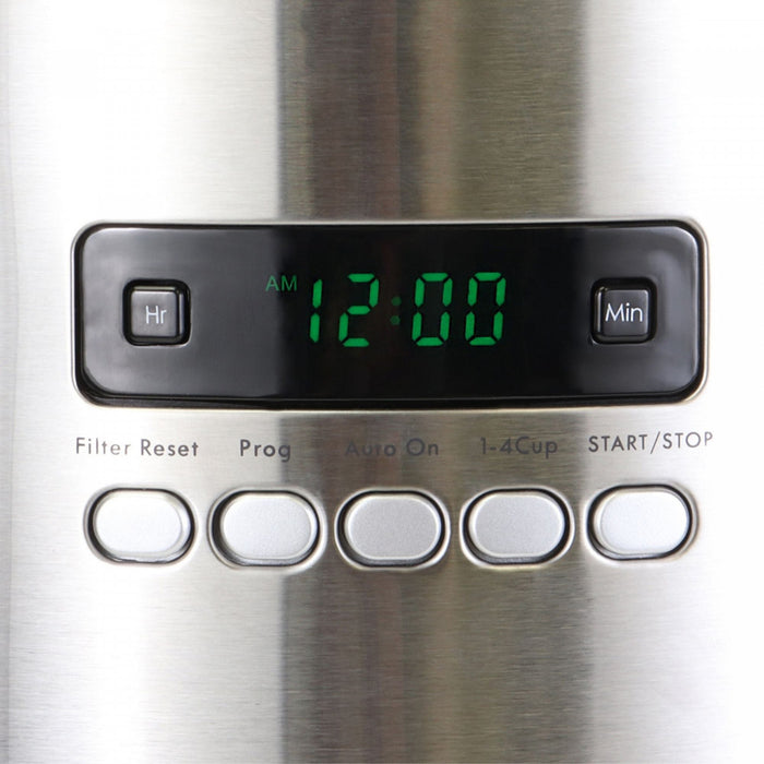 Cafetière programmable Kenmore de 12 tasses, blanche - KKCM12W
