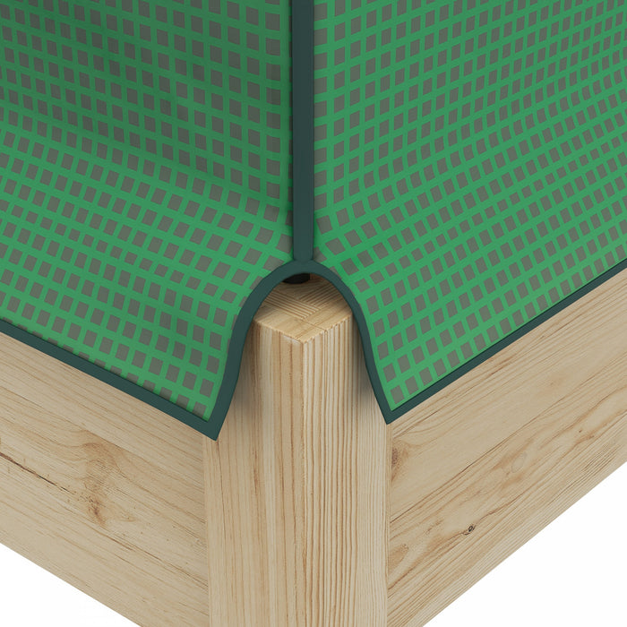 Outsunny Lit De Jardin Sureleve Avec Housse De Serre En Pe Et Doublure De Lit, Jardiniere Surelevee Avec Pieds Pour Legumes, Fleurs, Herbes