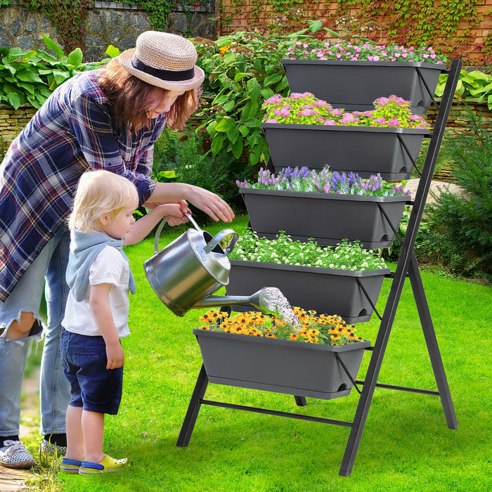 Potager Vertical A 5 Niveaux Costway