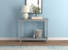 Console de 39 po avec 1 tablette - gris clair