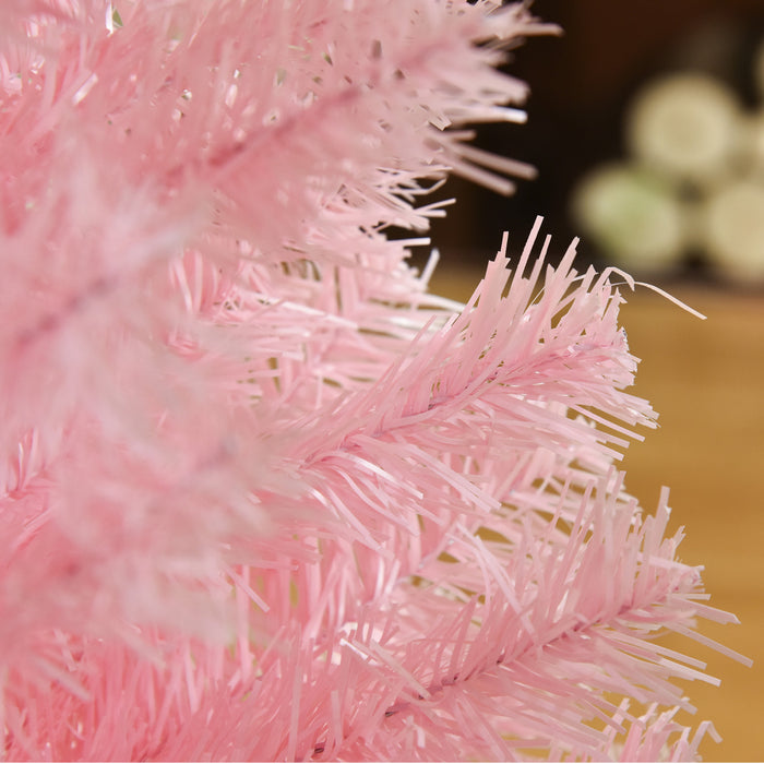 Homcom Sapin De Noel Artificiel En Forme De Crayon De 4 Pieds Avec 188 Pointes De Branche