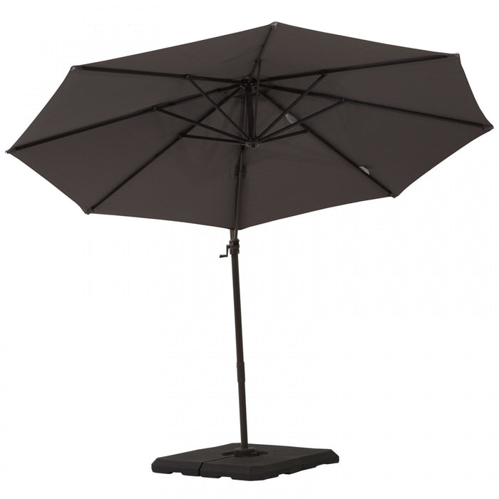 Outsunny Parasol Gris