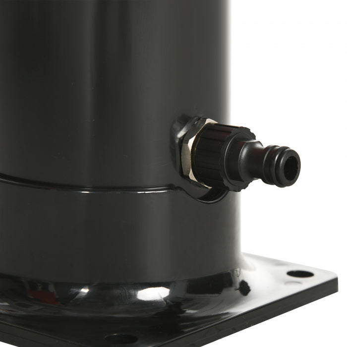 Outsunny Douche Solaire De 5,3 Gallons, Douche Exterieure Pour Jardin, Noir