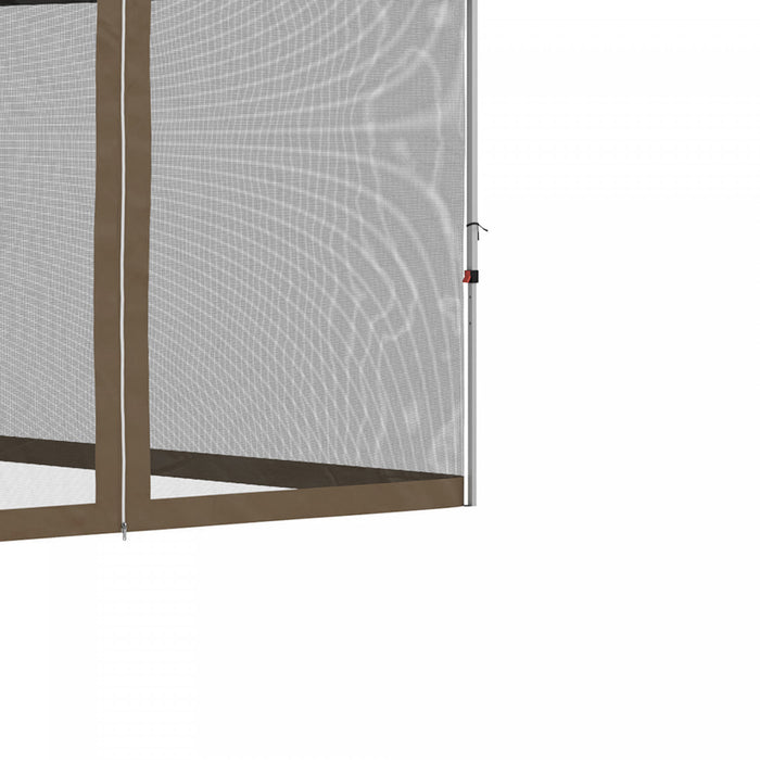 Outsunny 10' X 10' Tente D'exterieur Pop-up Avec Parois En Maille