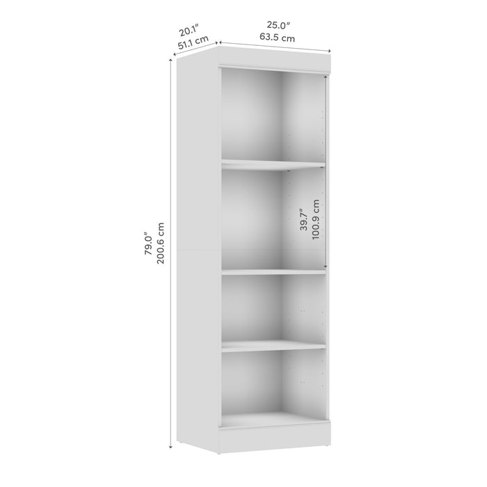 Organisateur de garde-robe Edge de Bestar de 25 po (L) - blanc