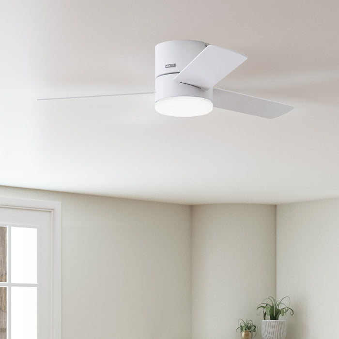 Ventilateur de plafond Minimus avec luminaire - Blanc