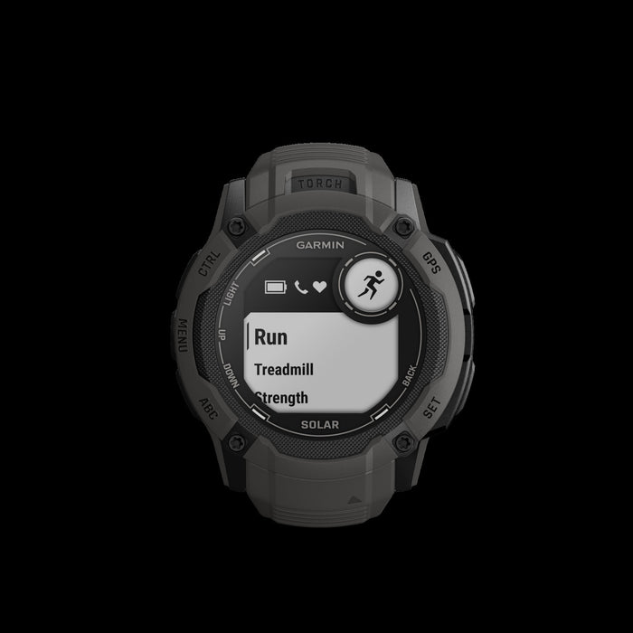 Garmin Instinct® 2x Solar Gps Smartwatch - Suivi De La Sante Et De La Condition Physique Avec Gnss Multi-bande - Graphite