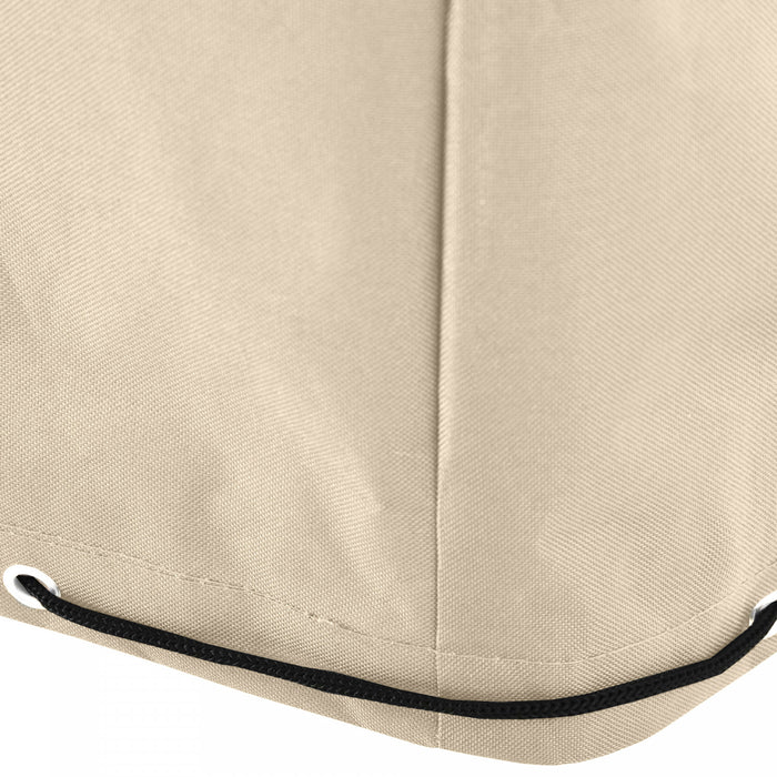 Housse De Mobilier De Patio D'exterieur Outsunny 97 Po X 65 Po X 26 Po, Impermeable, Beige