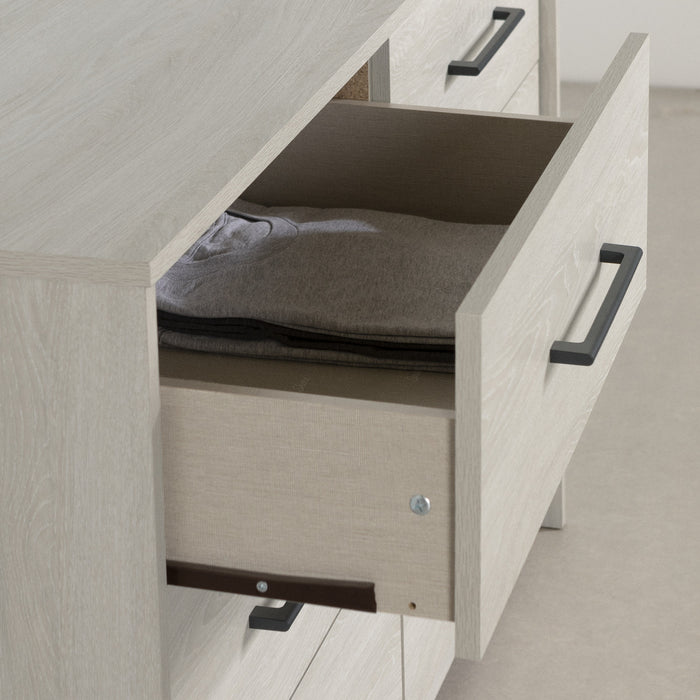  Commode Londen à 6 tiroirs - chêne hivernal