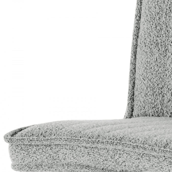 Tabouret de bar Marielle rembourre gris (ens. de 2)