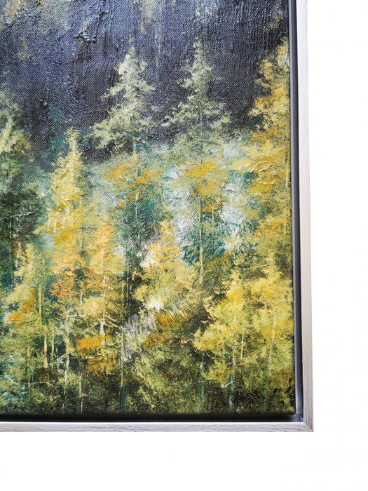 Œuvre d’art murale « Chalet Lake »