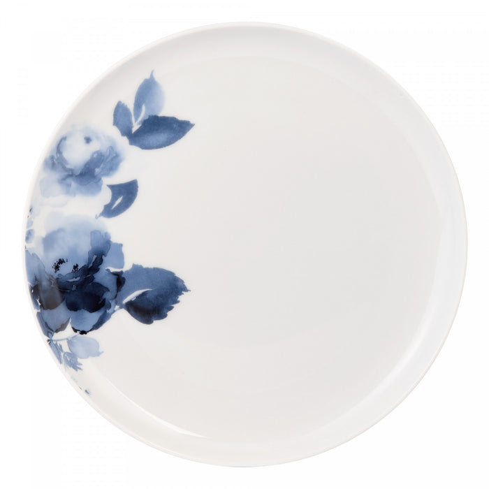 Ensemble de Vaisselle 16 Morceaux H2K Midnight Roses en Porcelaine