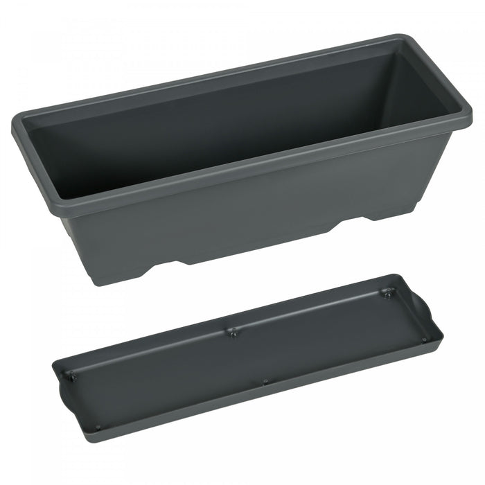 Outsunny Lit De Jardin Sureleve Vertical A 5 Etages, Gris