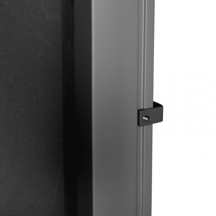 Outsunny Auvent Lateral Retractable Ecran De Confidentialite Pliable, Noir