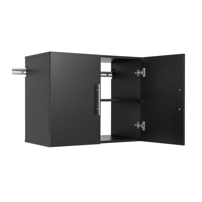 Armoire supérieure de rangement HangUps de 30 po - noire