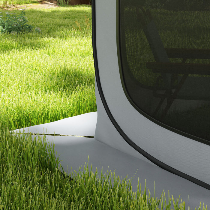 Outsunny Tente Moustiquaire , Tonnelle De Camping Upf50+, Sac De Transport