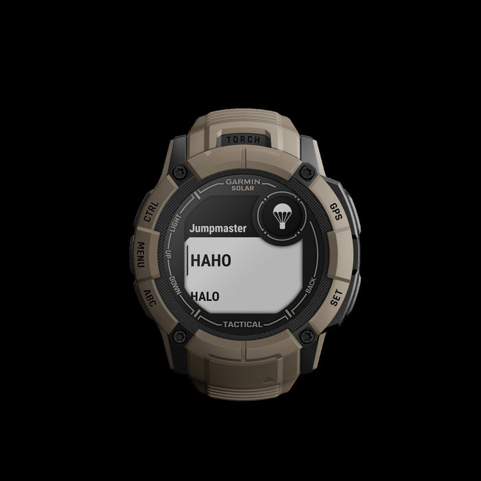 Garmin Instinct® 2x Solar Gps Montre Connectee - Suivi De La Sante Et De La Condition Physique Avec Gnss Multi-bande - Tan Coyote