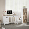 HOMCOM 4 Drawer File Cabinet with Lock Filing Cabinet for A4 Letter White