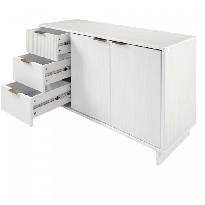 Buffet moderne Granville 55\" en blanc